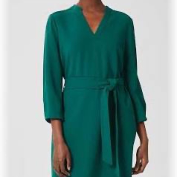 Hobbs London Kirsty Belted Dress Jade Green New with Tags - Picture 1 of 7